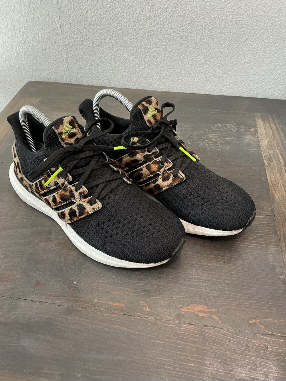 Adidas UltraBoost DNA Leopard Animal Pack Black Sneakers Unisex M 5.5 / W 6.5
